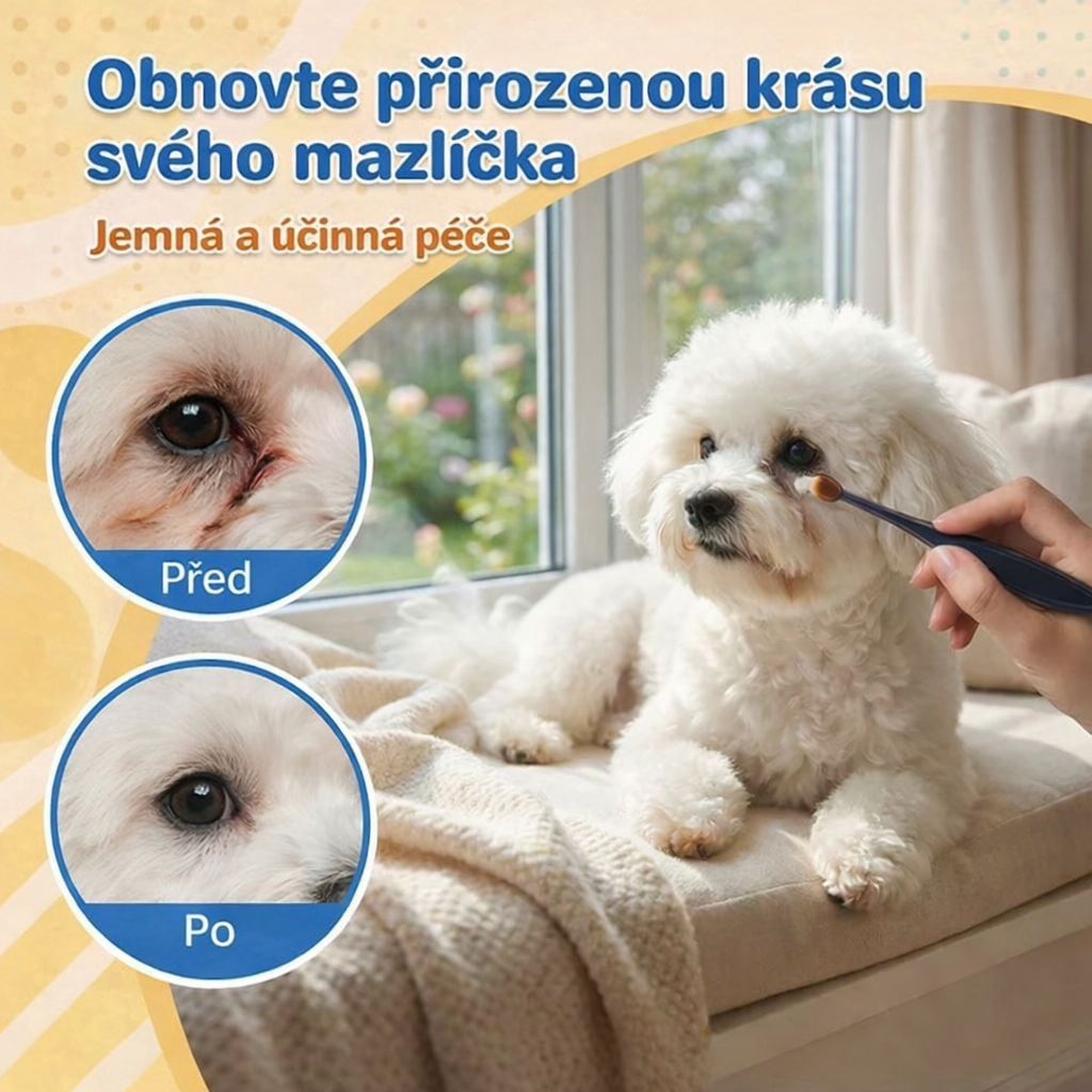 Petdream – přípravek na slzné skvrny u zvířat